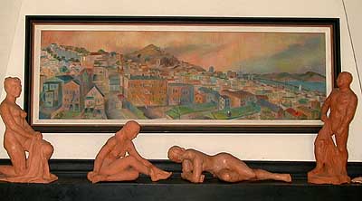 gemaelde ueber dem Kamin