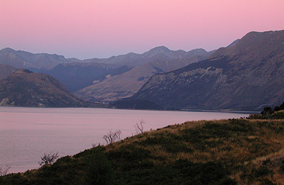 rosa Abendstimmung