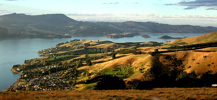 von oben