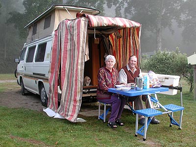 freundliche Camper
