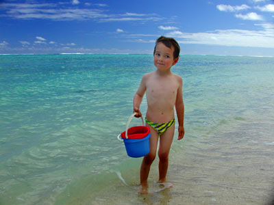 Noah im Wasser
